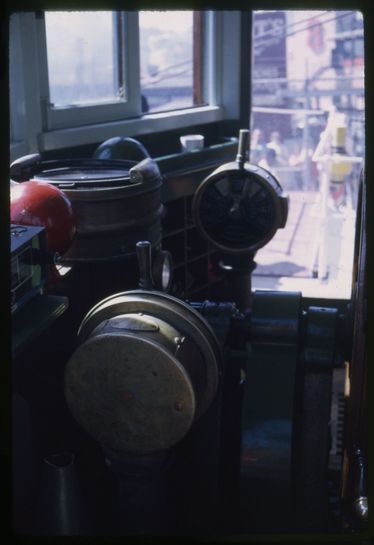 Interior details of the Eppleton Hall (built 1914; tugboat) upon her arrival in San Francisco from Newcastle, England