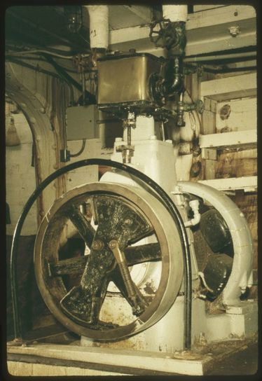 Wapama (built 1915; steam schooner), rennovation, March 1990, Part II