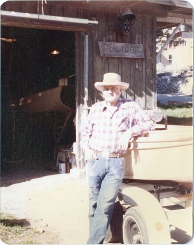 Photgraphs of Bill Grunwald and the boats that he built, circa 1965-1991
