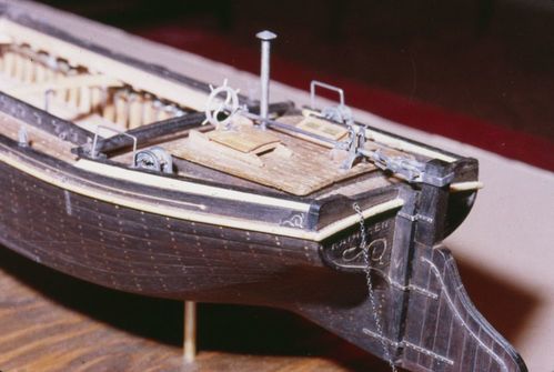 Construction of the model of Kathleen (built 1901; spritsail barge), 1968 September - 1969 July
