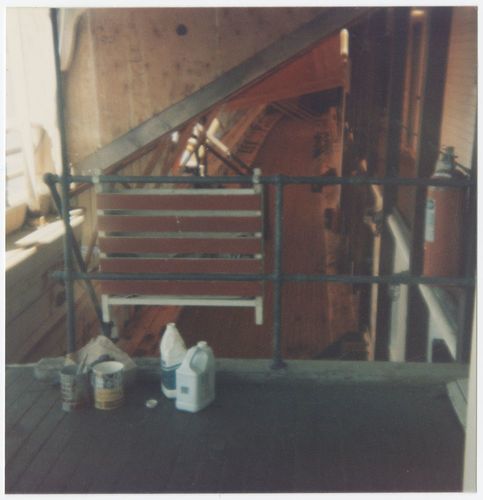 Various views of Wapama (built 1915; steam schooner) for condition survey and at different points during rennovation, circa 1987-1991