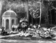 Children of St. Joseph's School by Spring Canopy