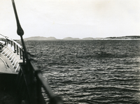 MT. DESERT ISLAND FROM BOAT NEAR GREAT DUCK