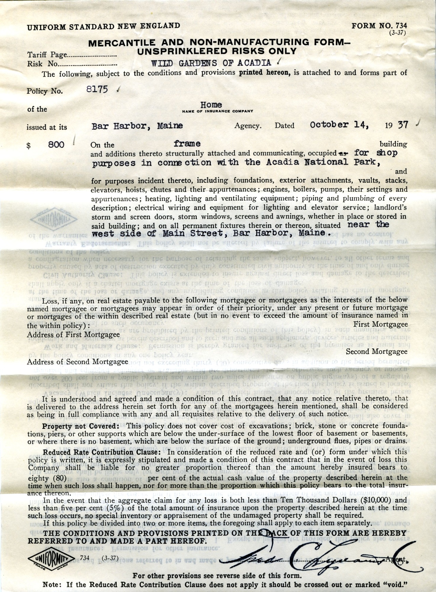 Contract, Lynam to Wild Gardens, October 14, 1937 p.3.tif