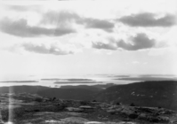 Panorama (6 sections) ; S.E to N.W. From Cadillac Mt ; Bar Harbor, Me ; Oct 3, 1932