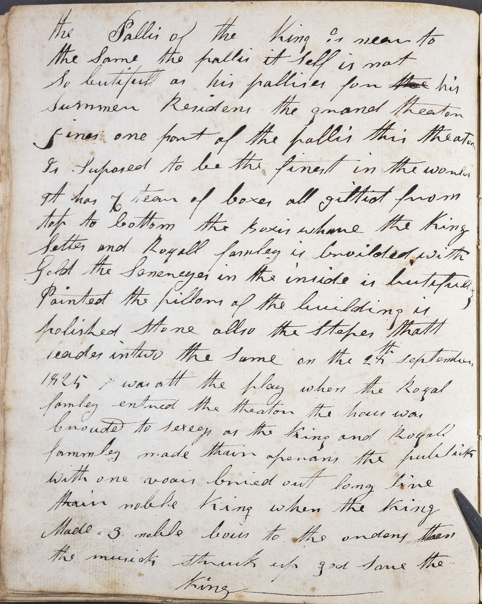 page of handwritten text