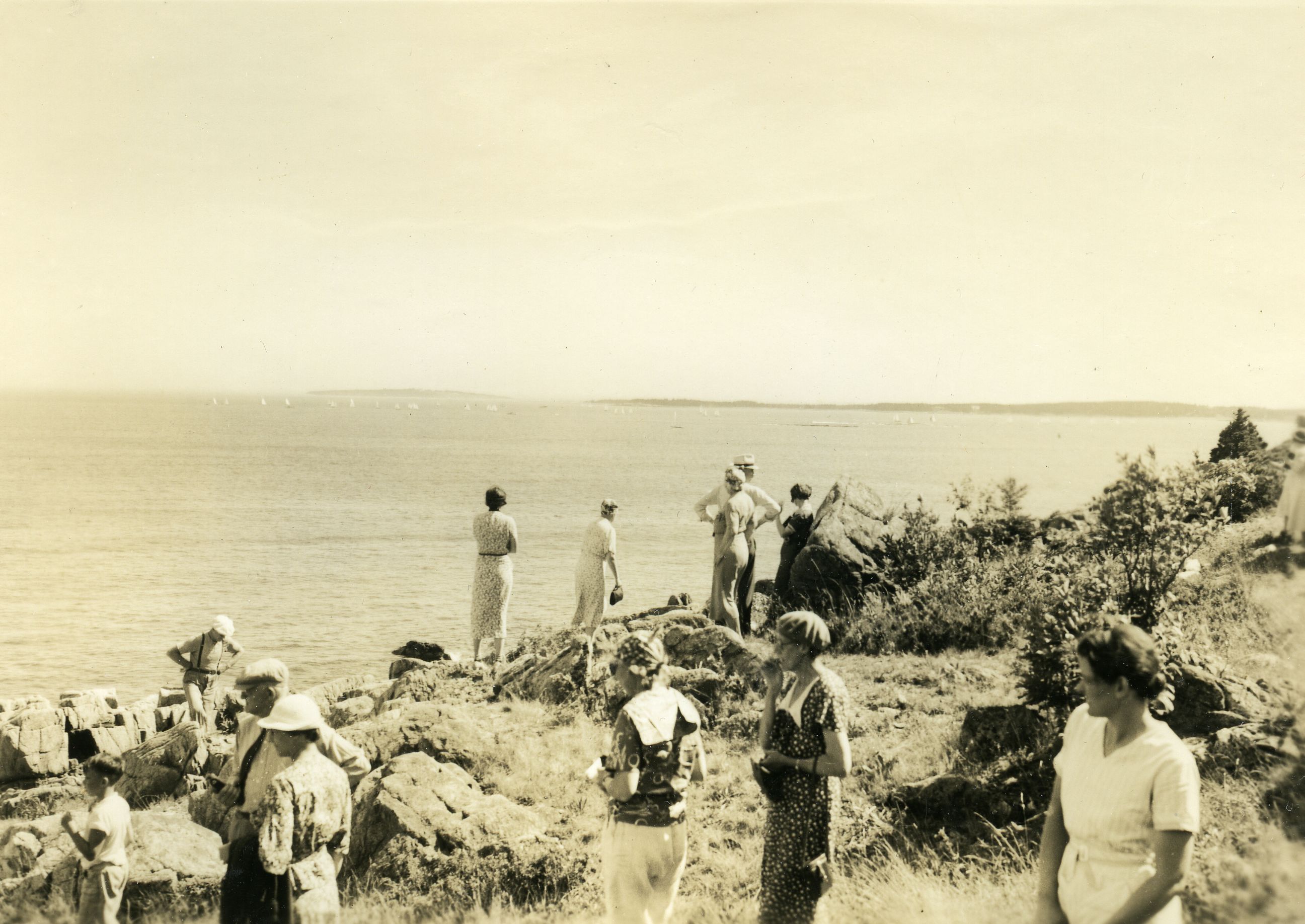 PARTY NEAR CHAMPLAIN MONUMENT