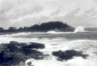 Surf at Anemone Cave below Homans House ; Bar Harbor, ME ; Sept. 17, 1932