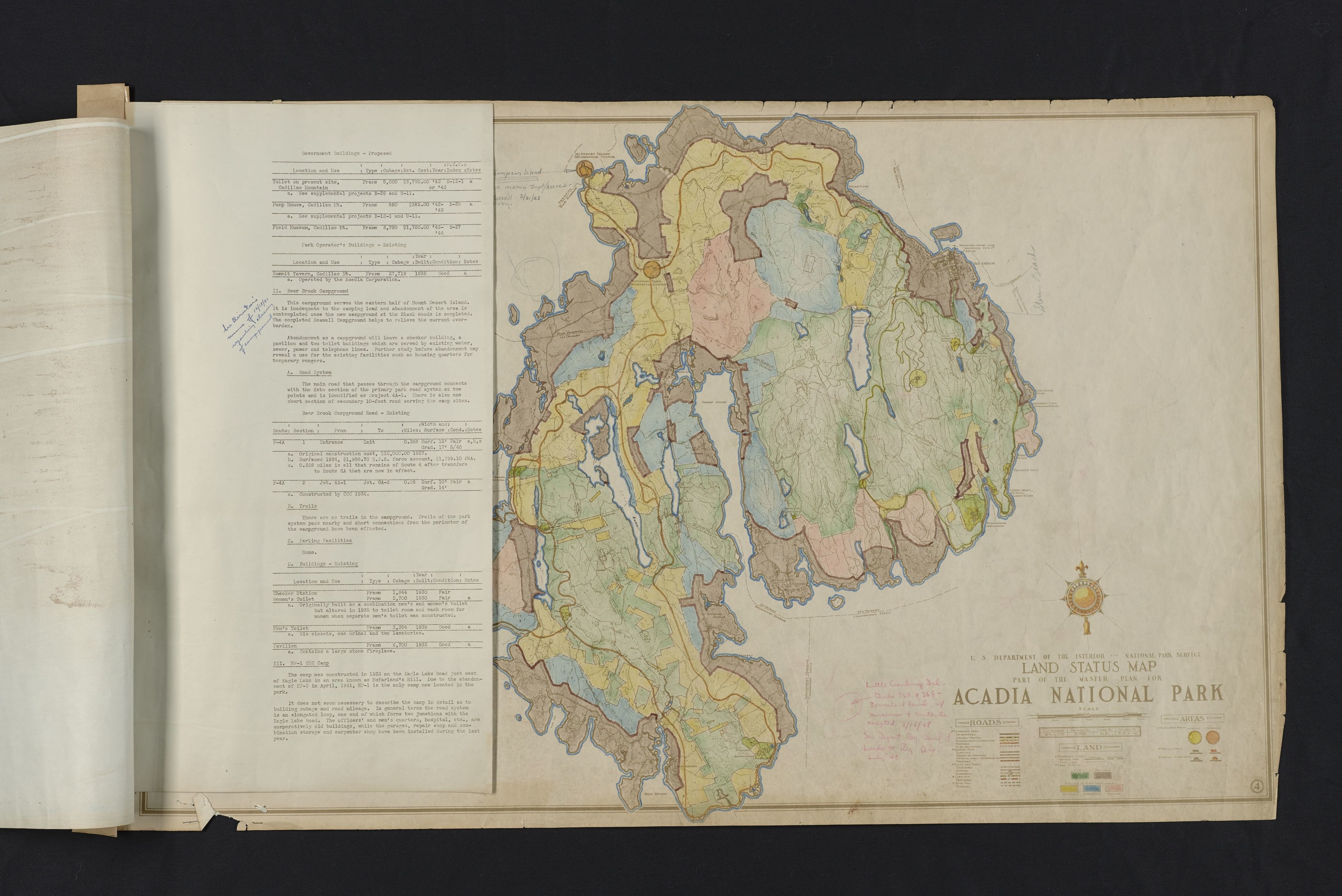 Master plan, Land Status Document sheet, p. 2