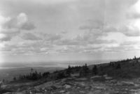Panorama (6 sections) ; S.E to N.W. From Cadillac Mt ; Bar Harbor, Me ; Oct 3, 1932