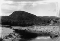 The Beehive from Mouth of Lagoon, with old Boat House