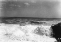 Surf from Point North of Thunder Hole ; Bar Harbor, Me ; Sept 17, 1932 (1 of 2)
