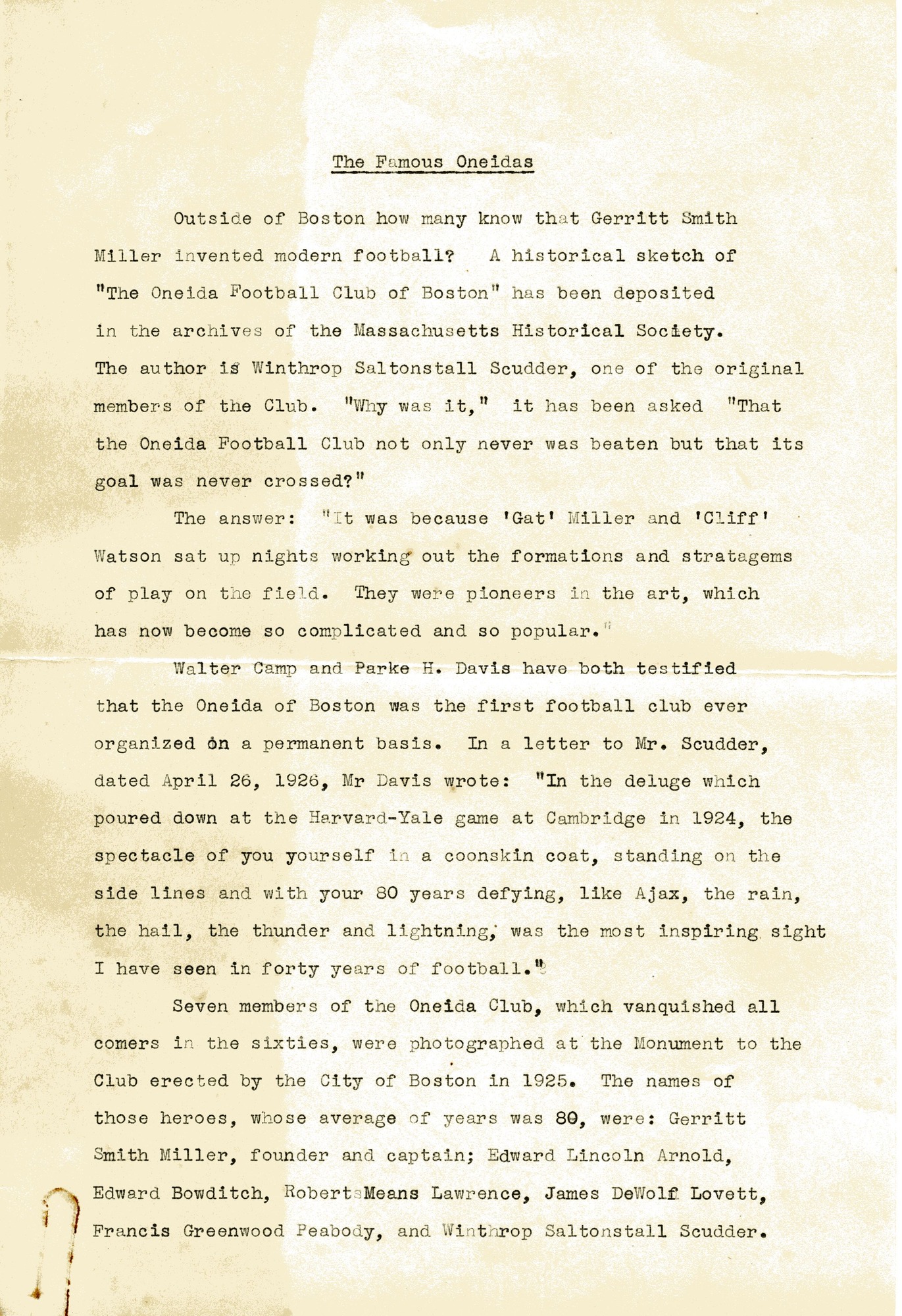 Document, The Famous Oneidas, nd p.1.tif