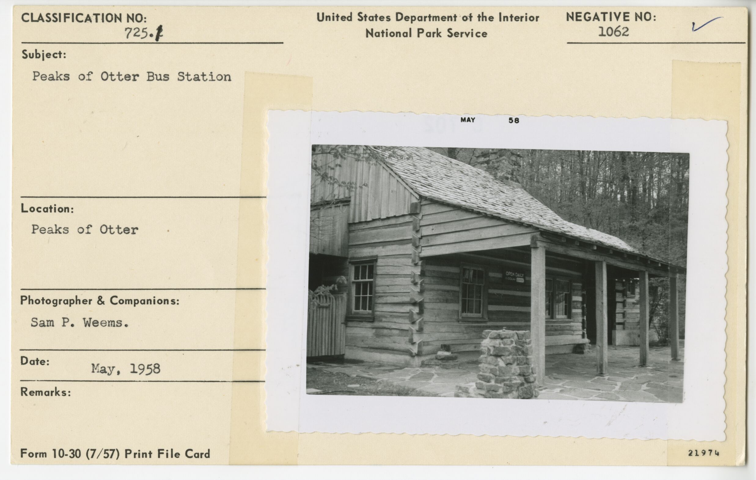 Peaks of Otter Bus Station