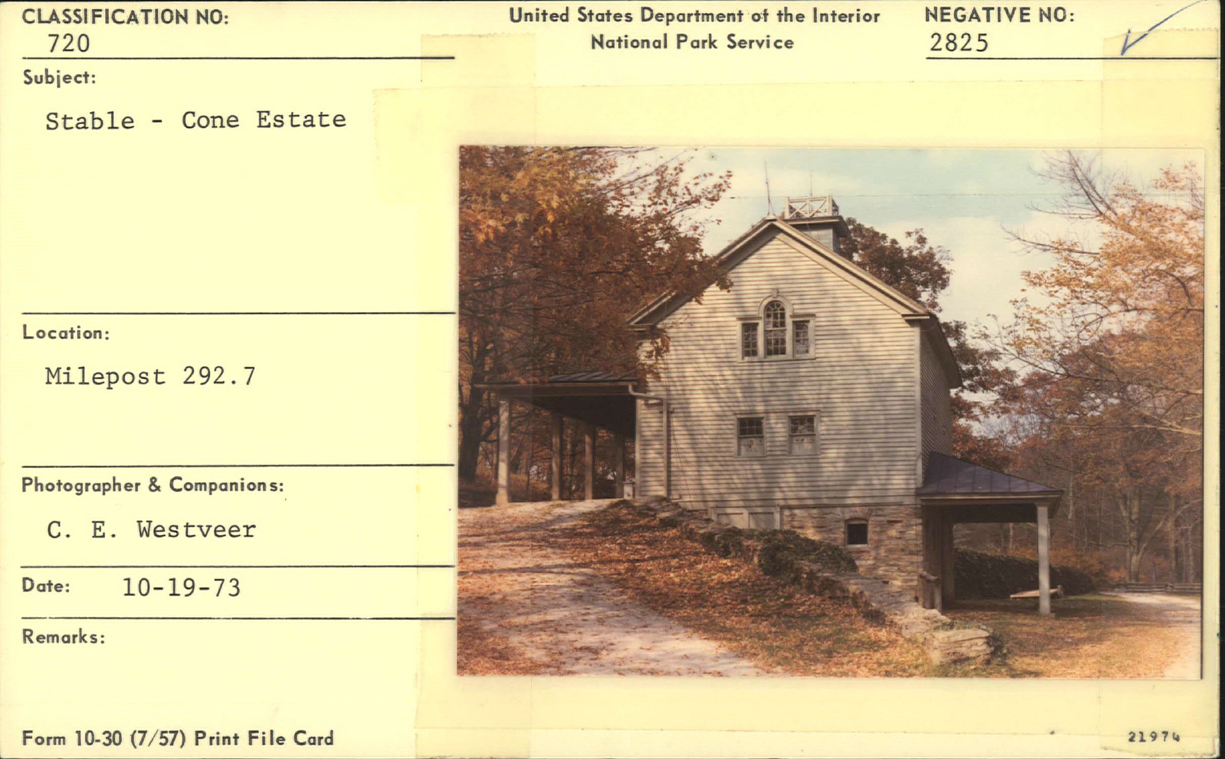 Stable house at Cone Estate