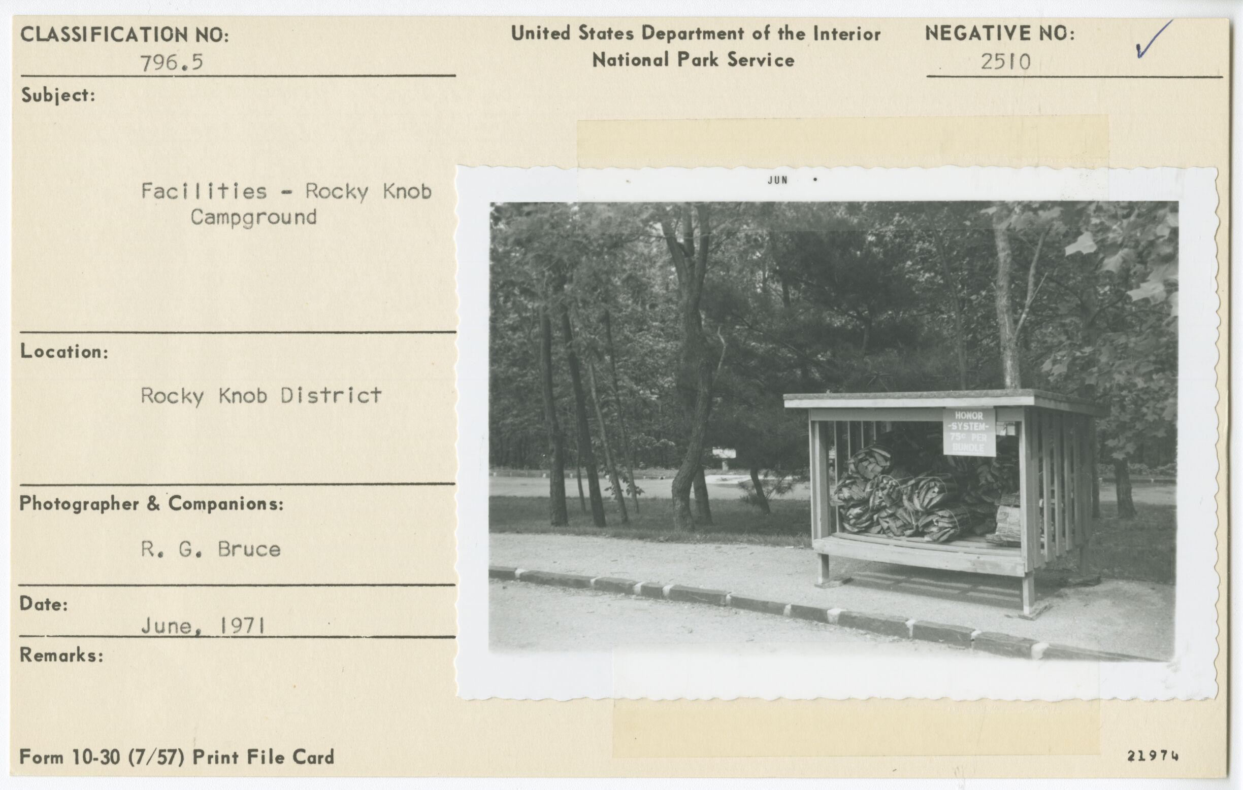 Facilities in Rocky Knob Campground