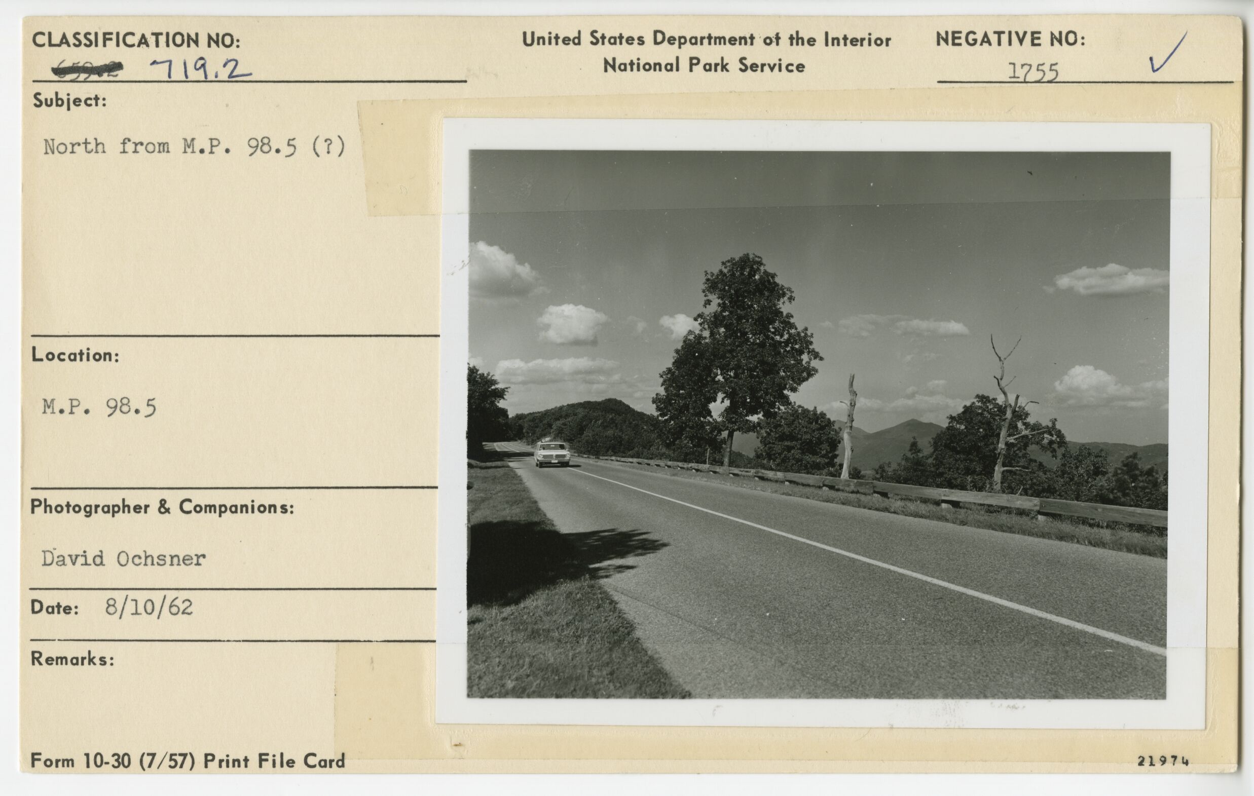 North from Milepost 98.5