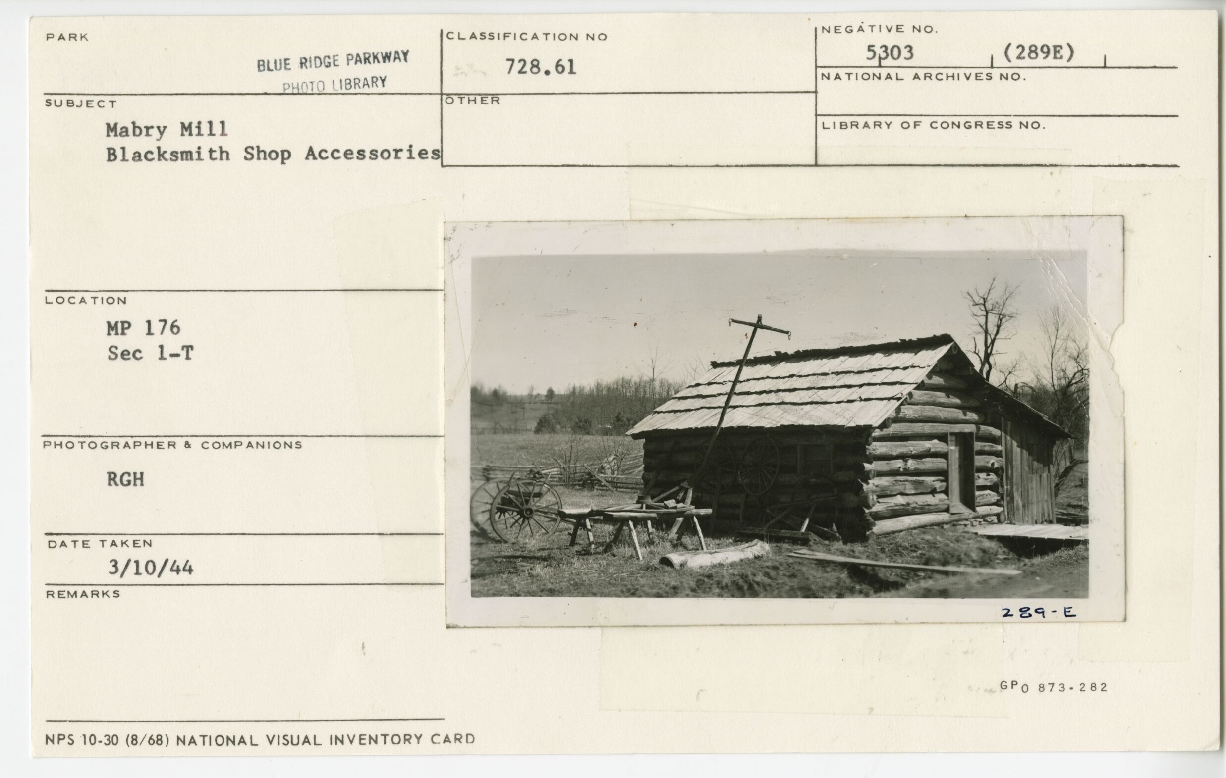 Mabry Mill Blacksmith shop accessories