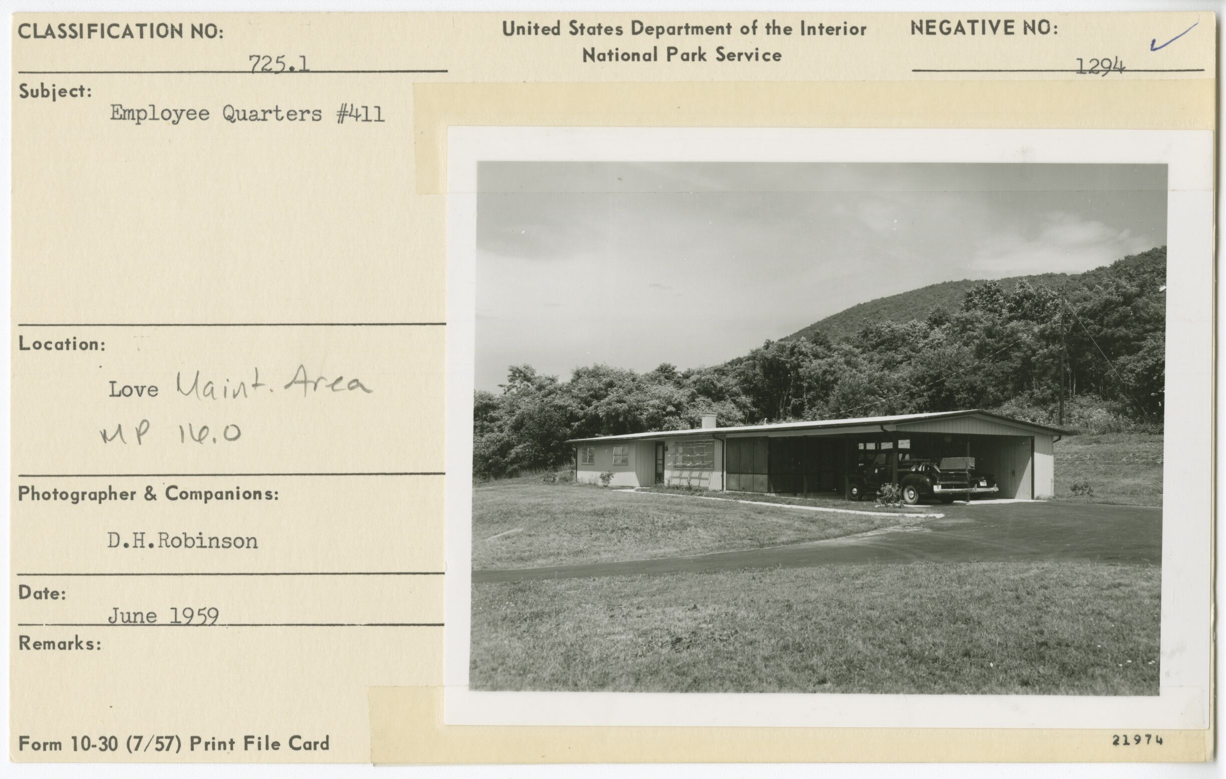 Employee Quarters #411