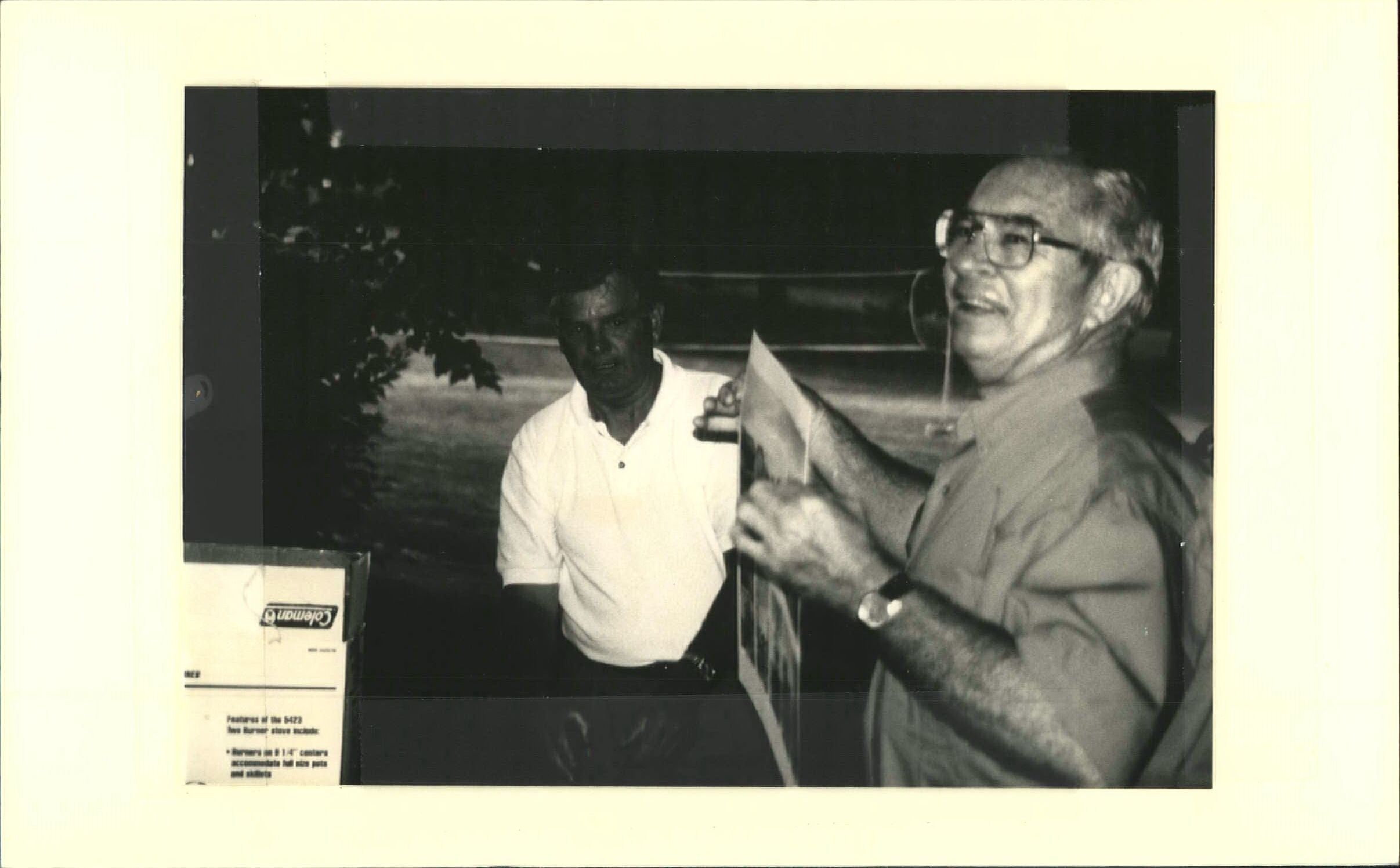 Hoyt Rath, Assistant Chief Ranger at retirement party