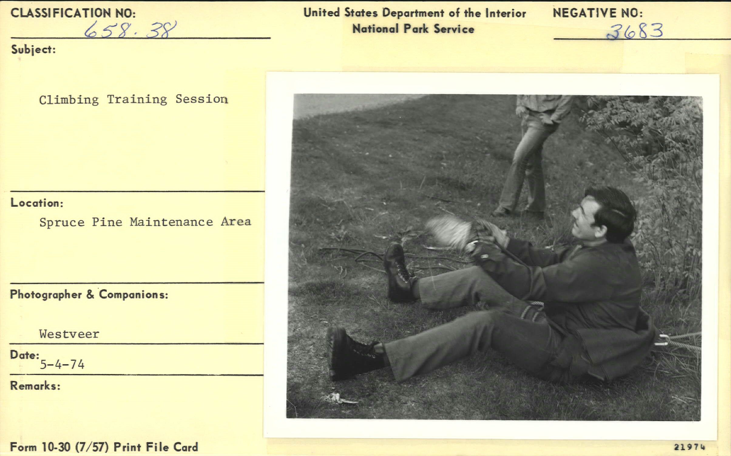 Climbing Training session