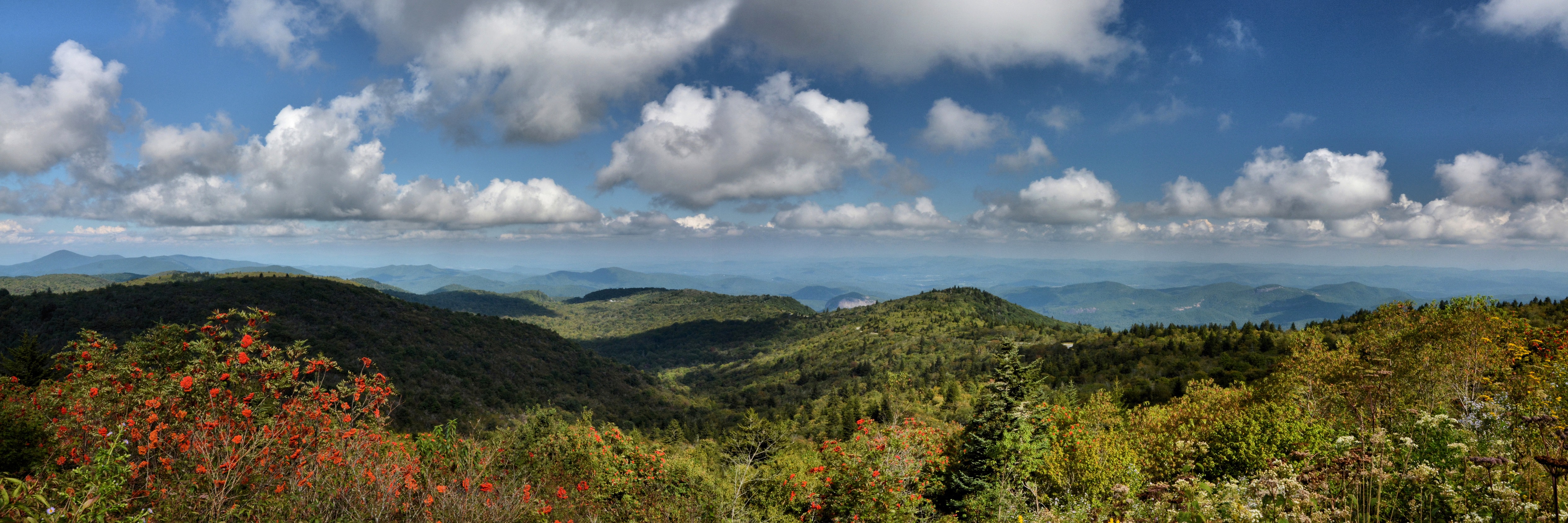Graveyard Fields with fall foliage