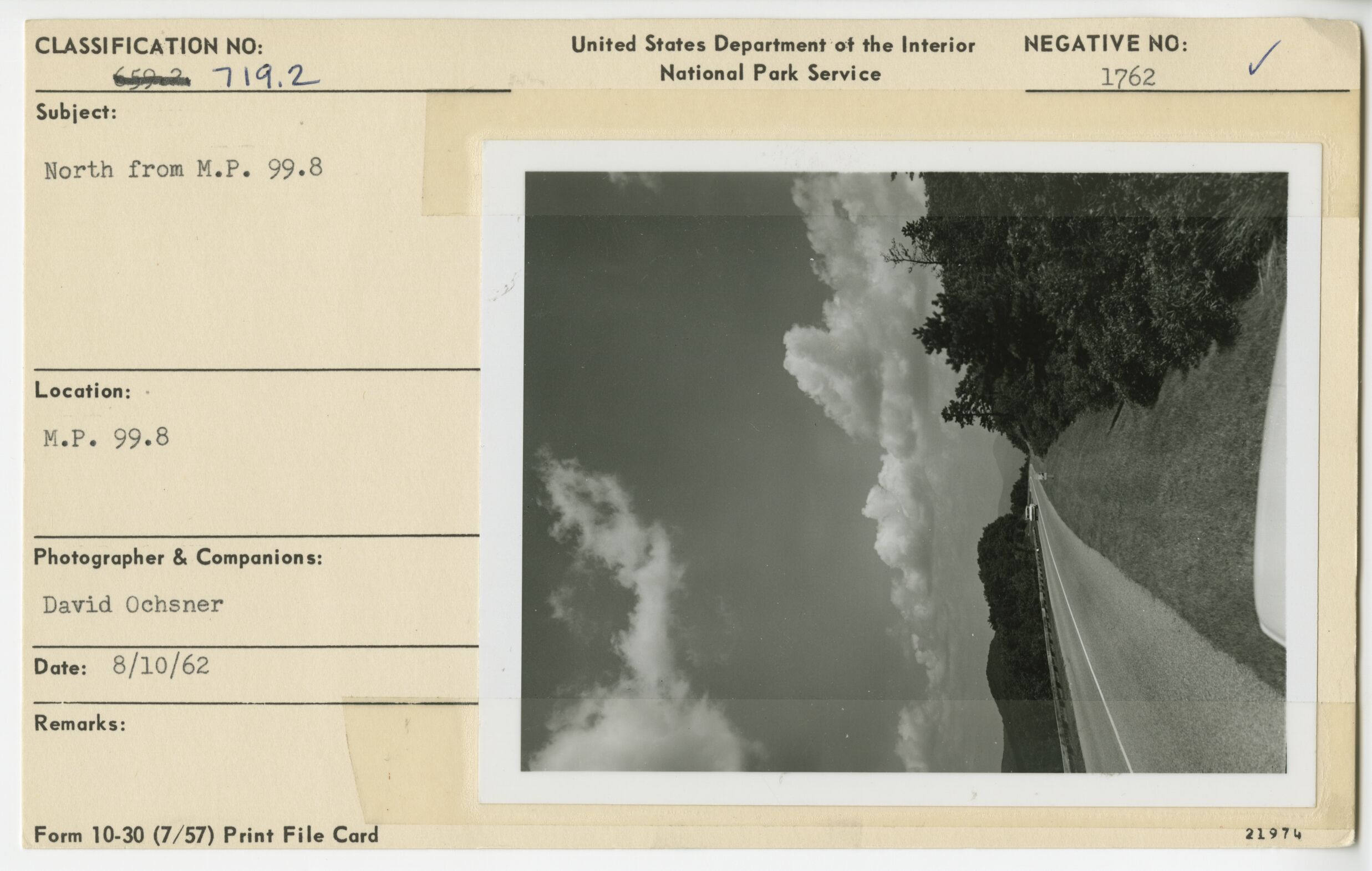 North from Milepost 99.8