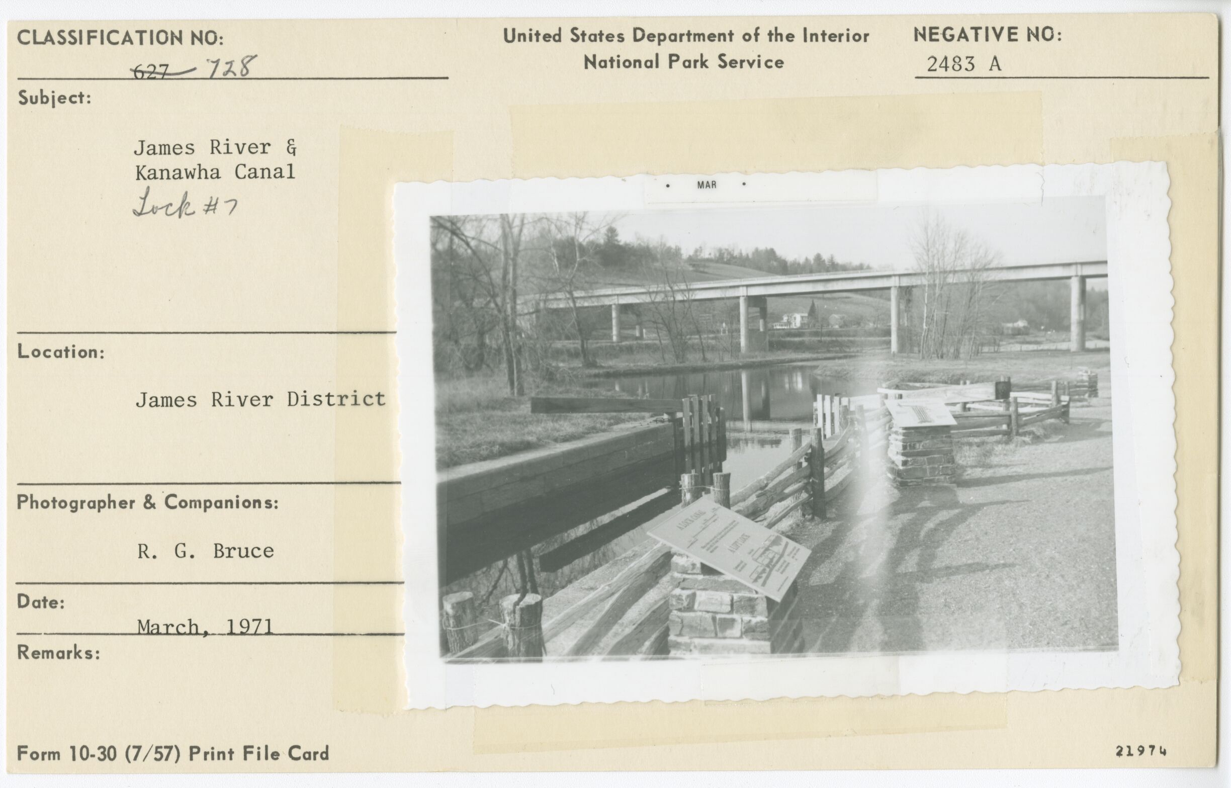 James River & Kanawha Canal, Lock #7