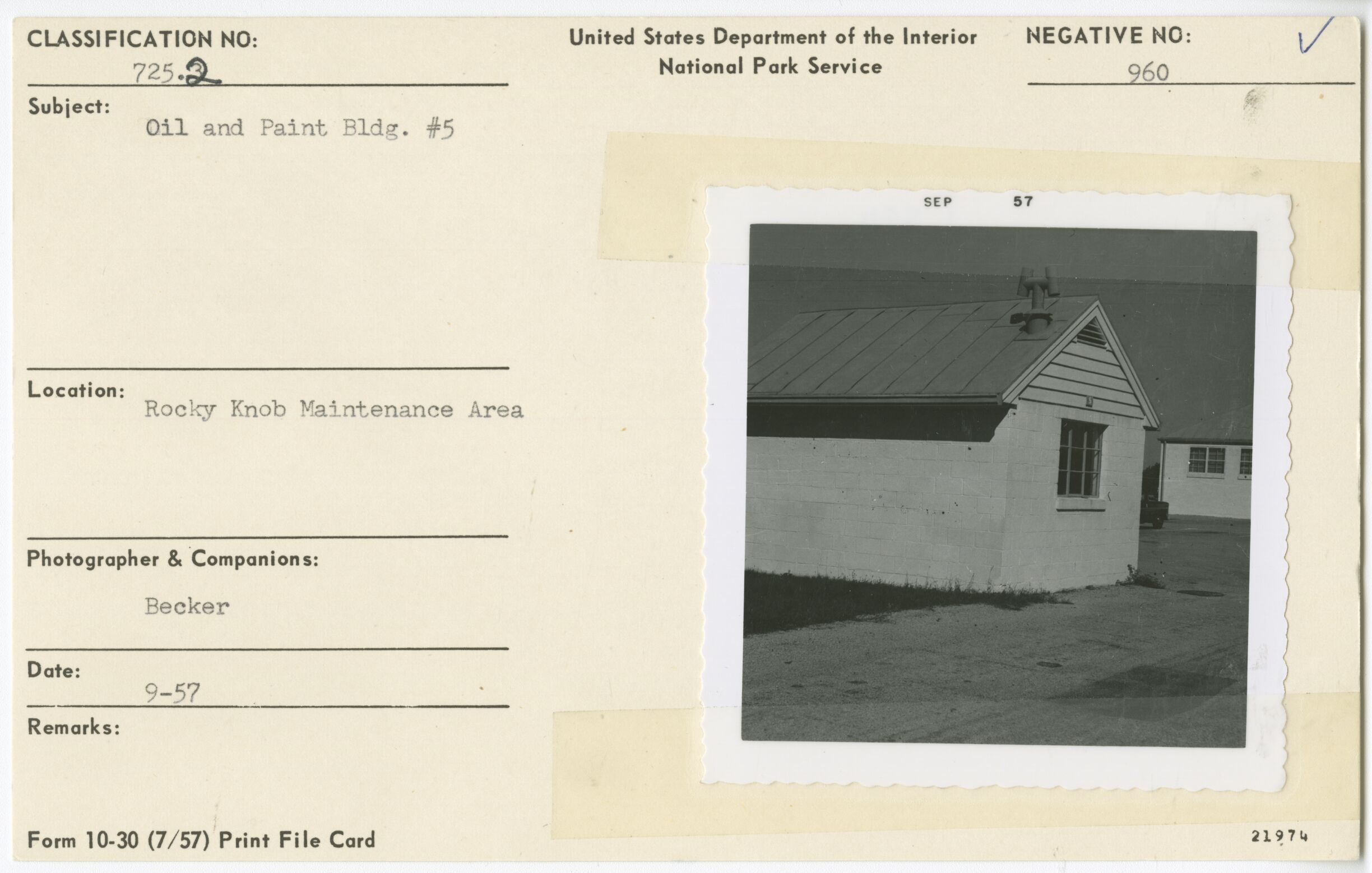 Oil and Paint Bldg. #5