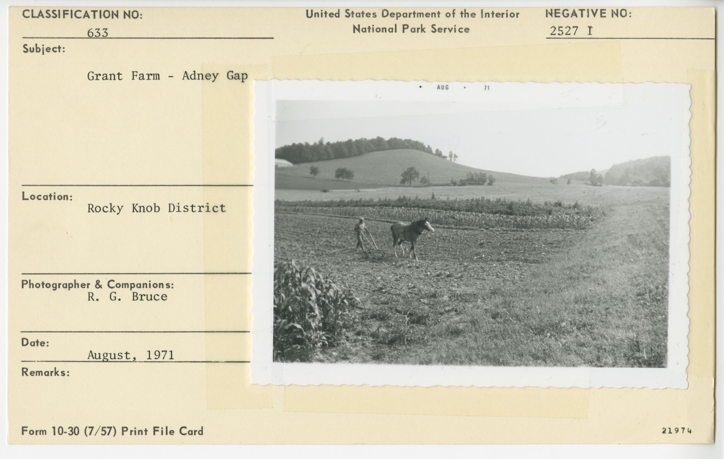 Grant Farm - Adney Gap