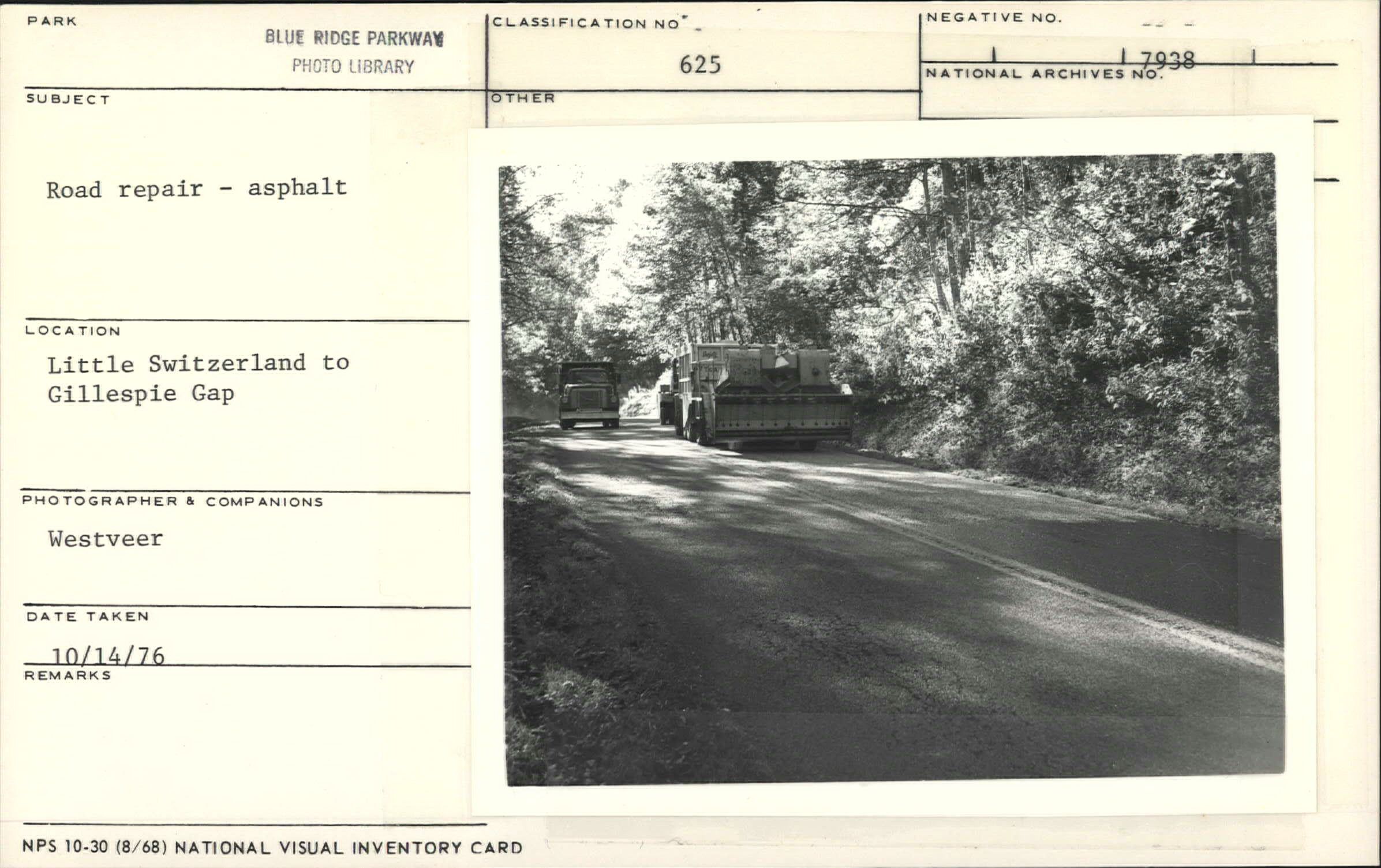 Road repair with new asphalt