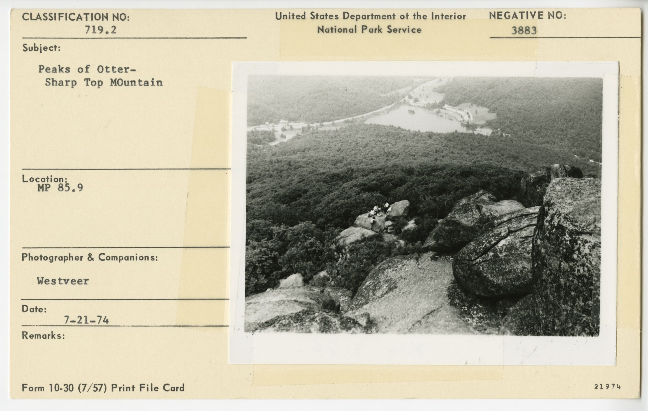 Sharp Top Mountain at Peaks of Otter