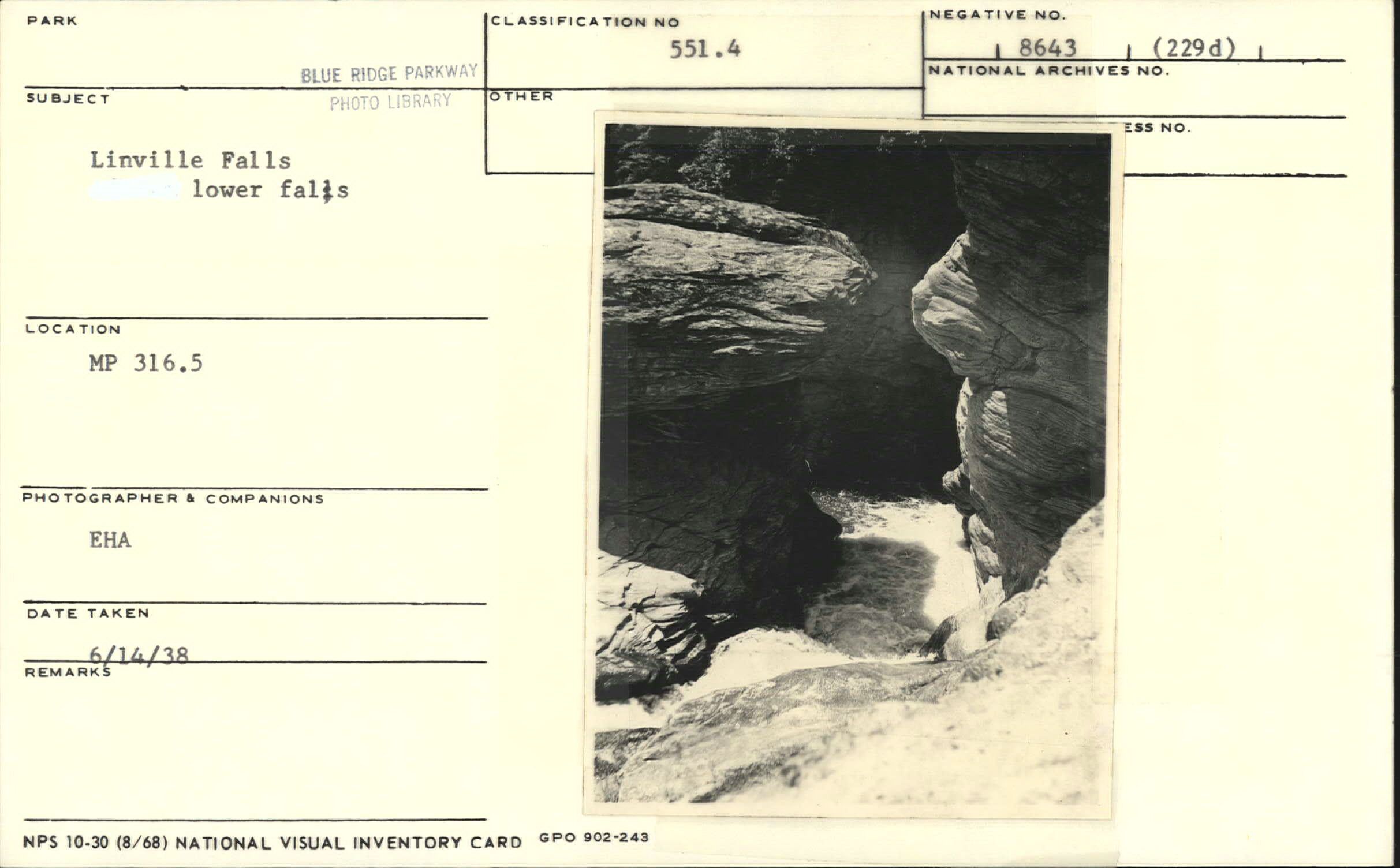 Lower Falls on the Linville River