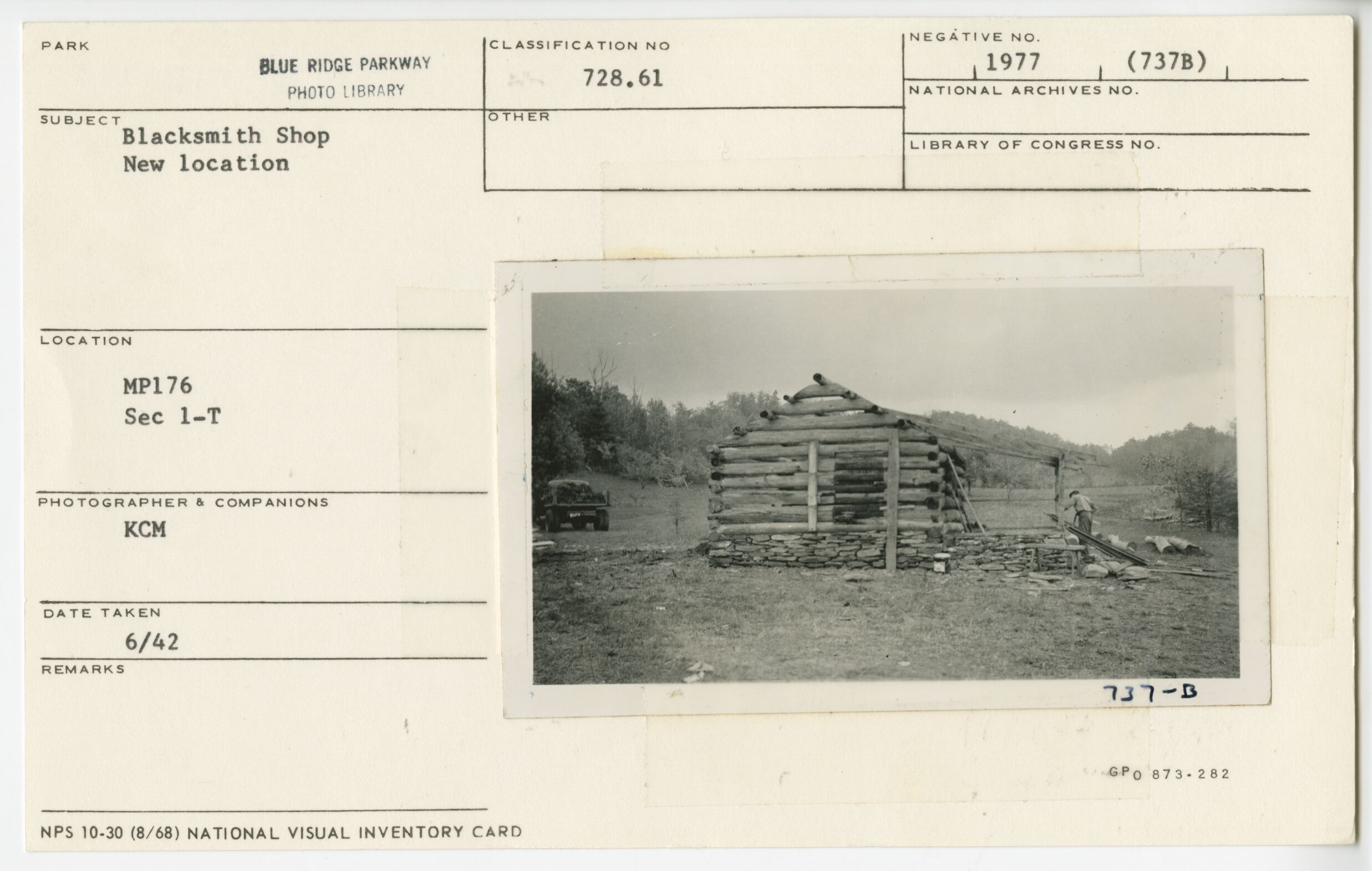 Blacksmith Shop, new location