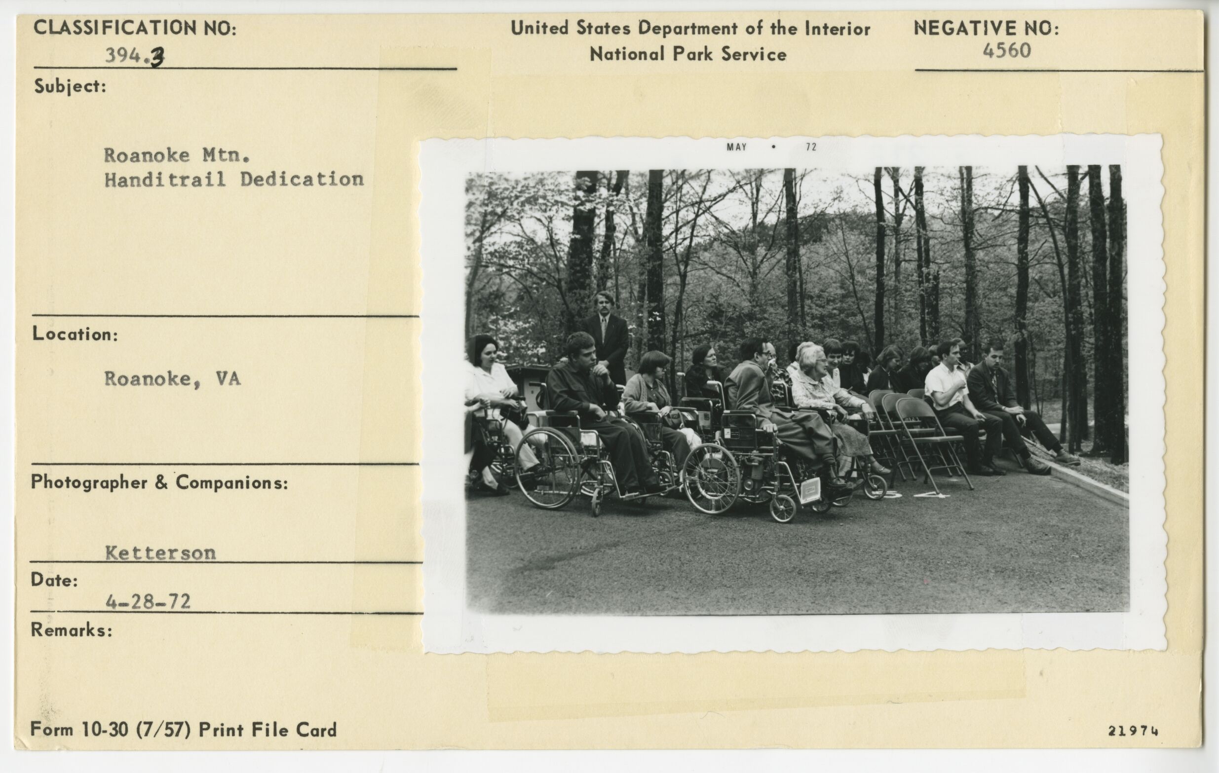 Handicapped Trail Dedication