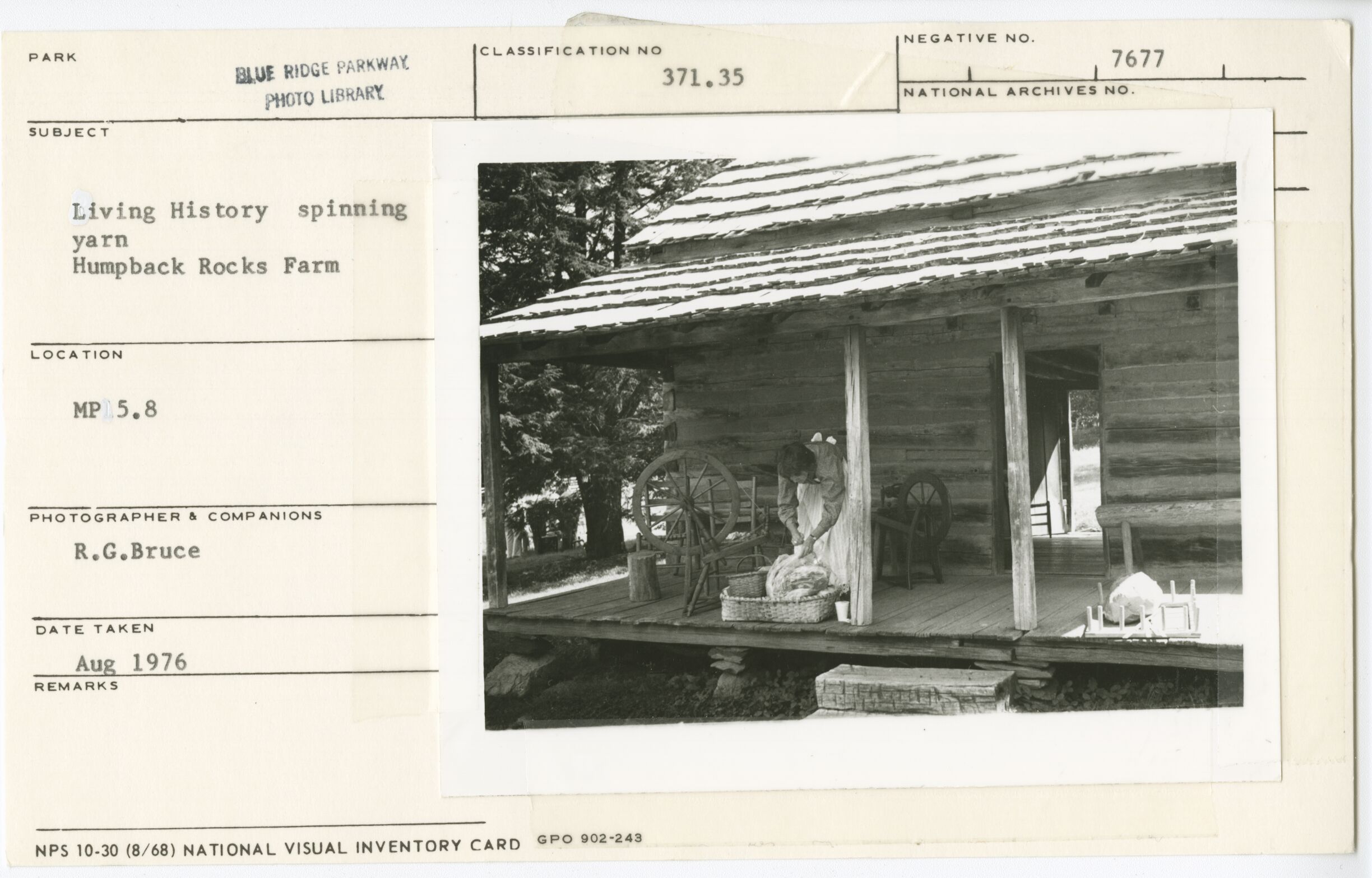 Living History Spinning yard