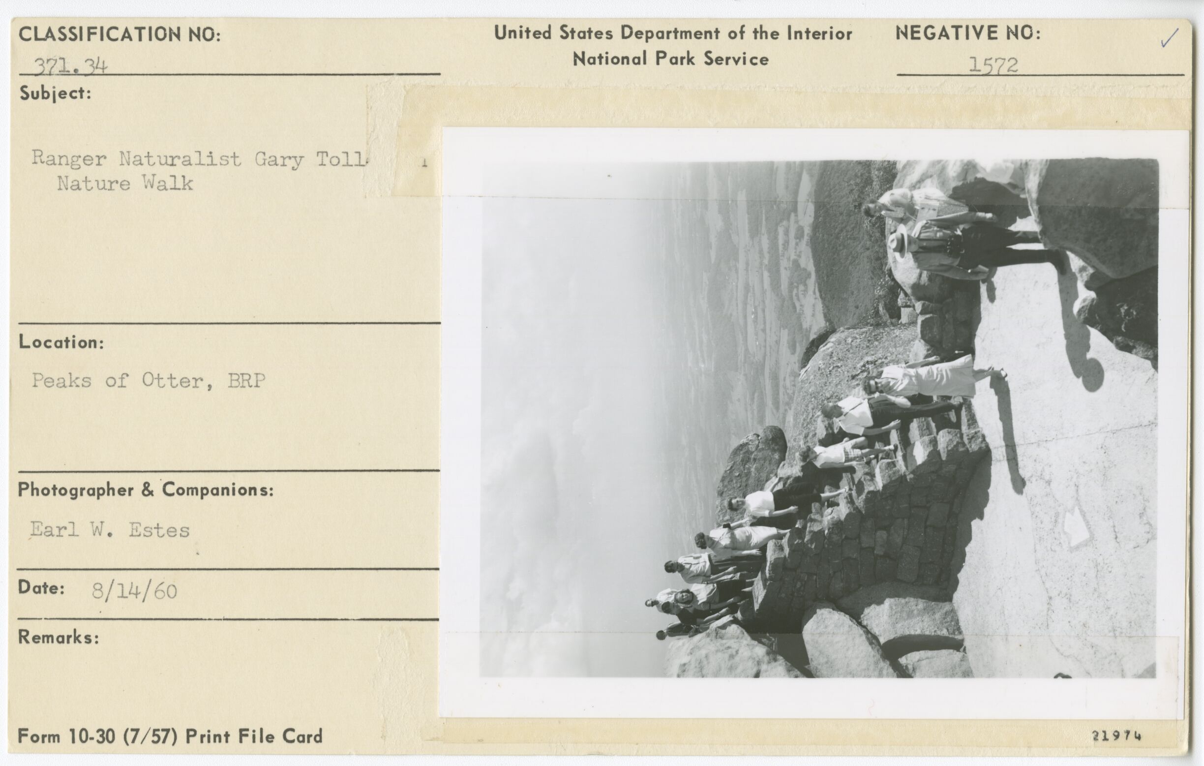 Ranger Naturalist Gary Tollaksen guiding a nature walk