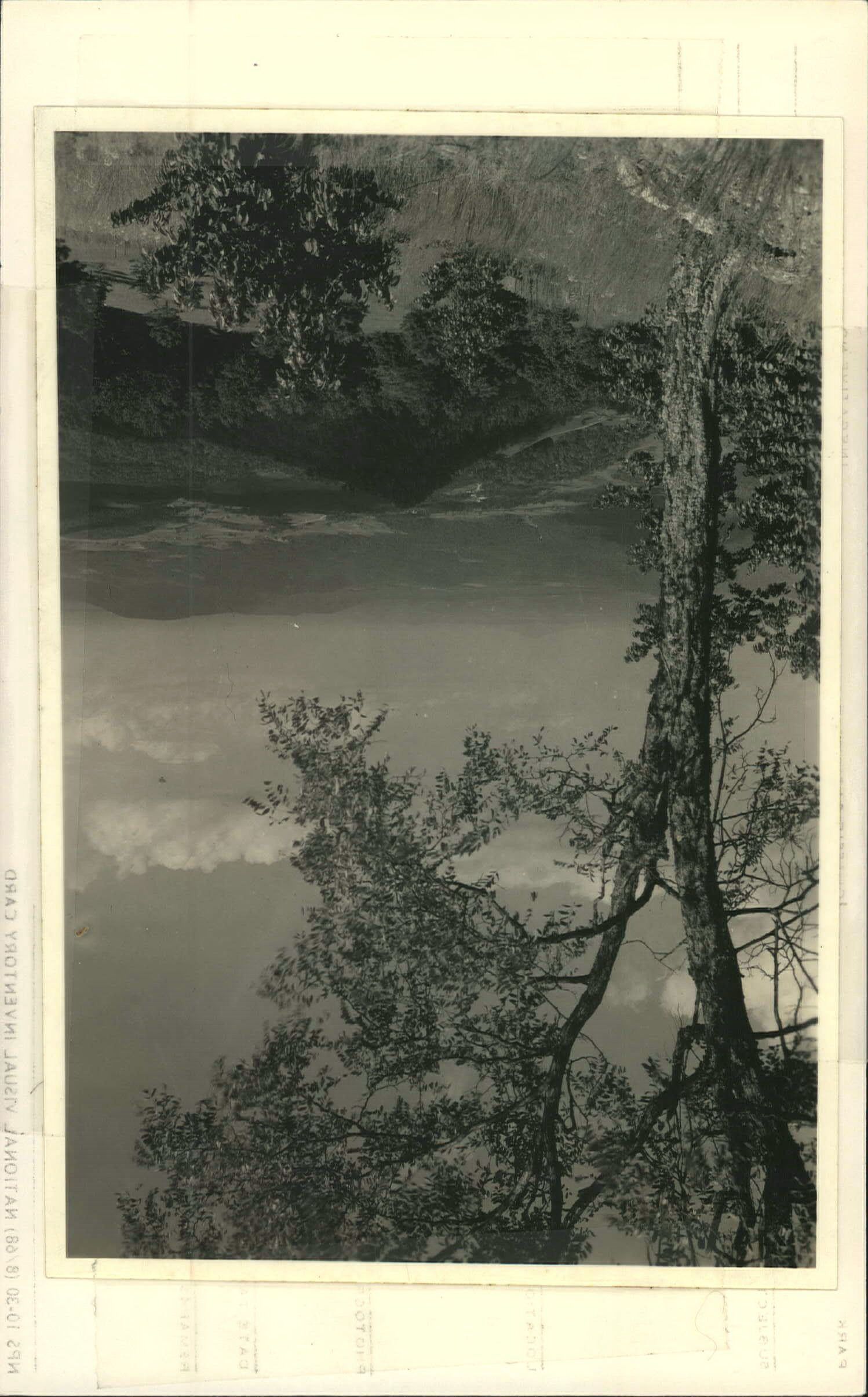 Looking east toward Pilot Mountain, seen very faintly in middle center of photo