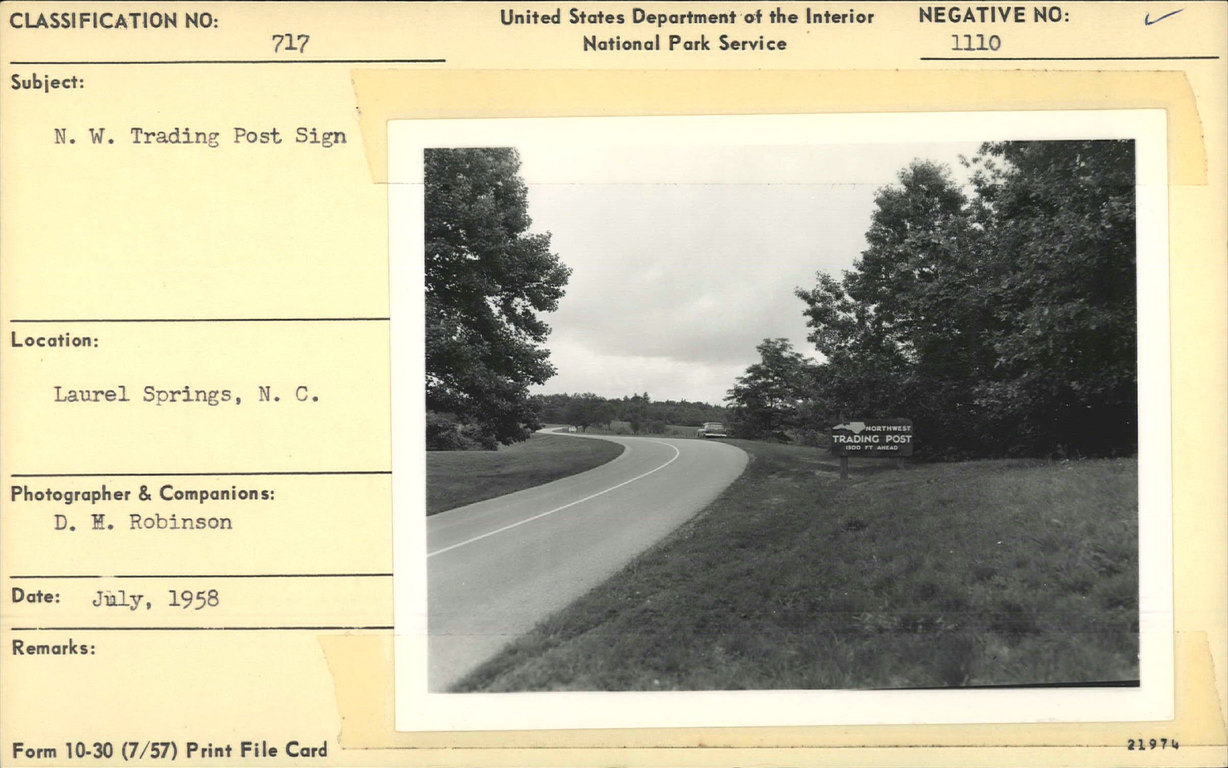 Northwest Trading Post sign