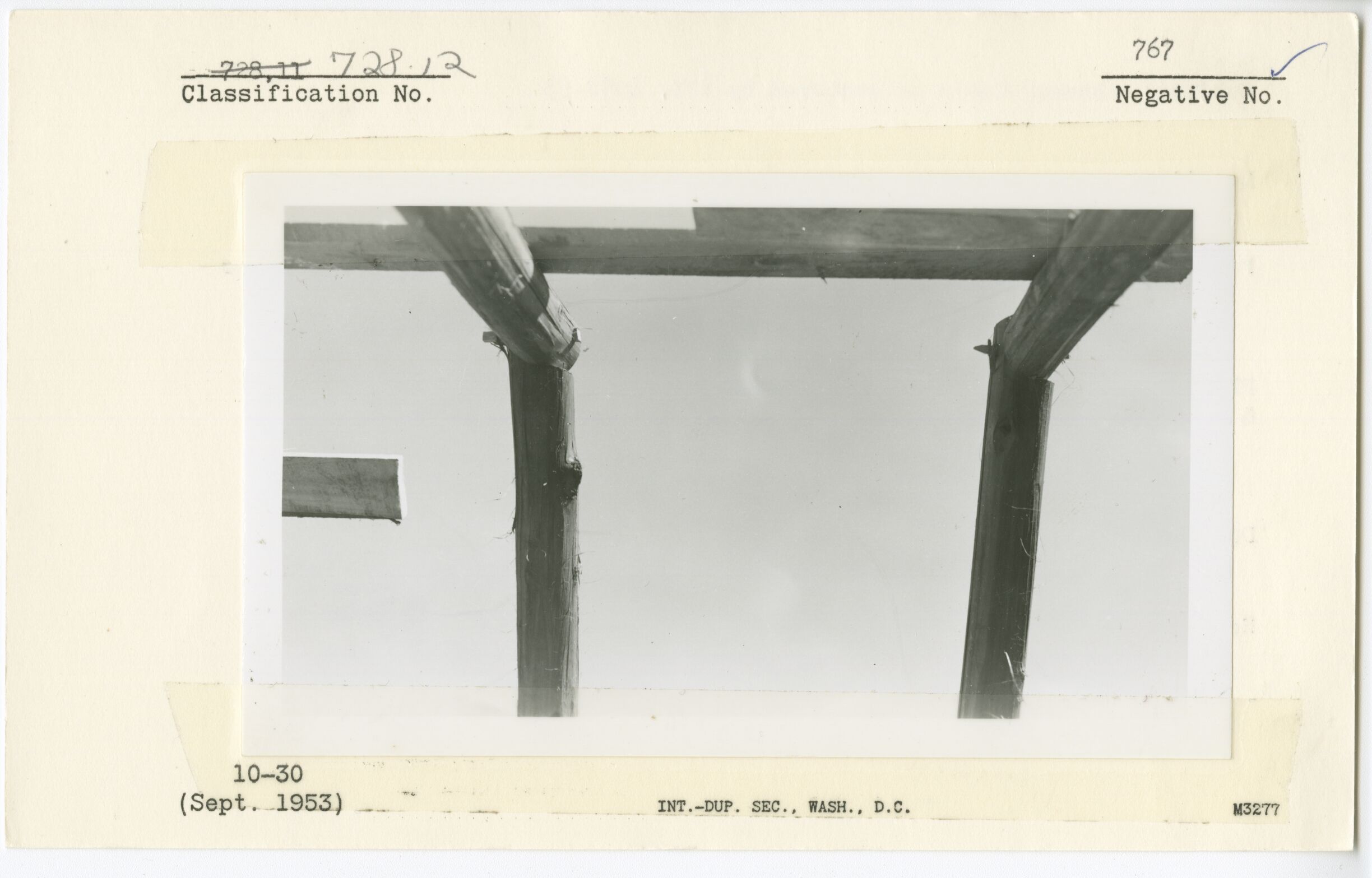 Ramsey Cabin as restored at Humpback Rocks by NPS, 1952-53
