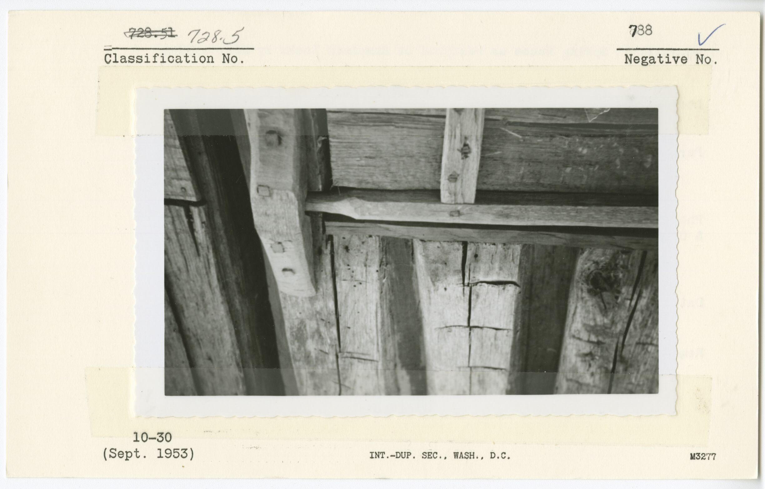 Spring House - Detail of upper hinge