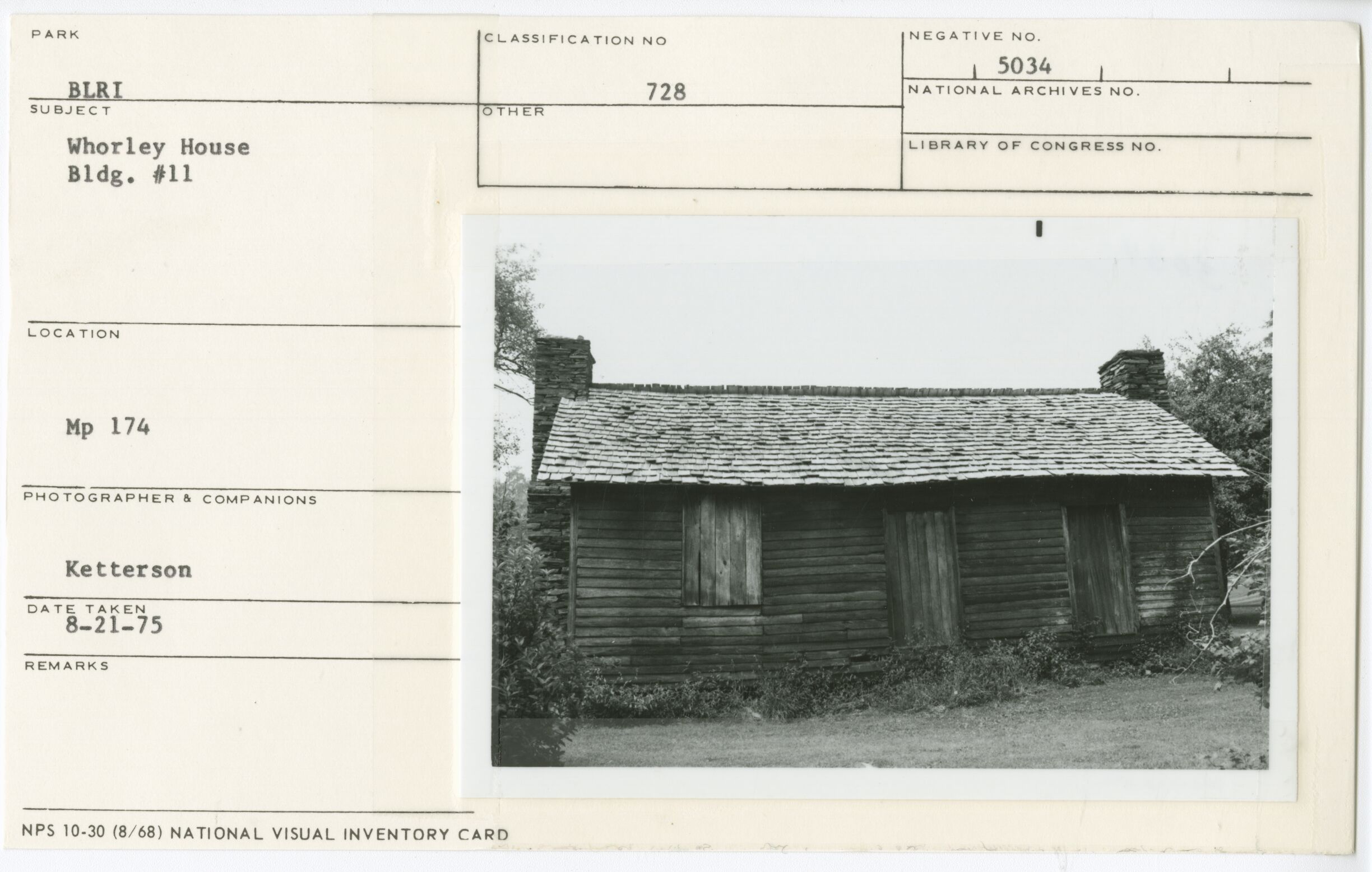 Whorley House, Bldg. #11