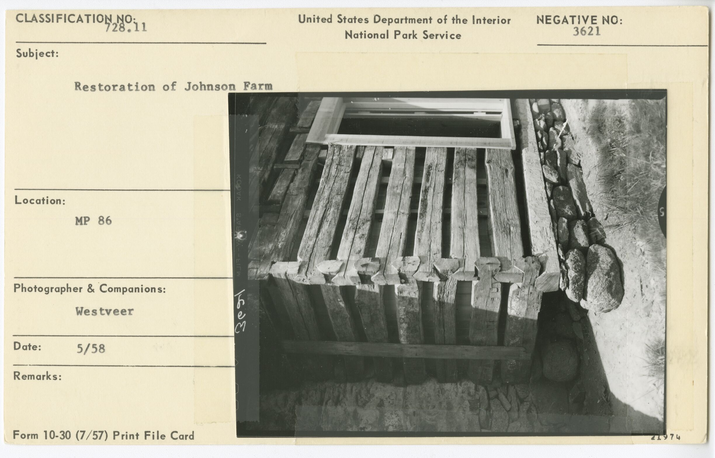 First phase of Johnson Farm restoration