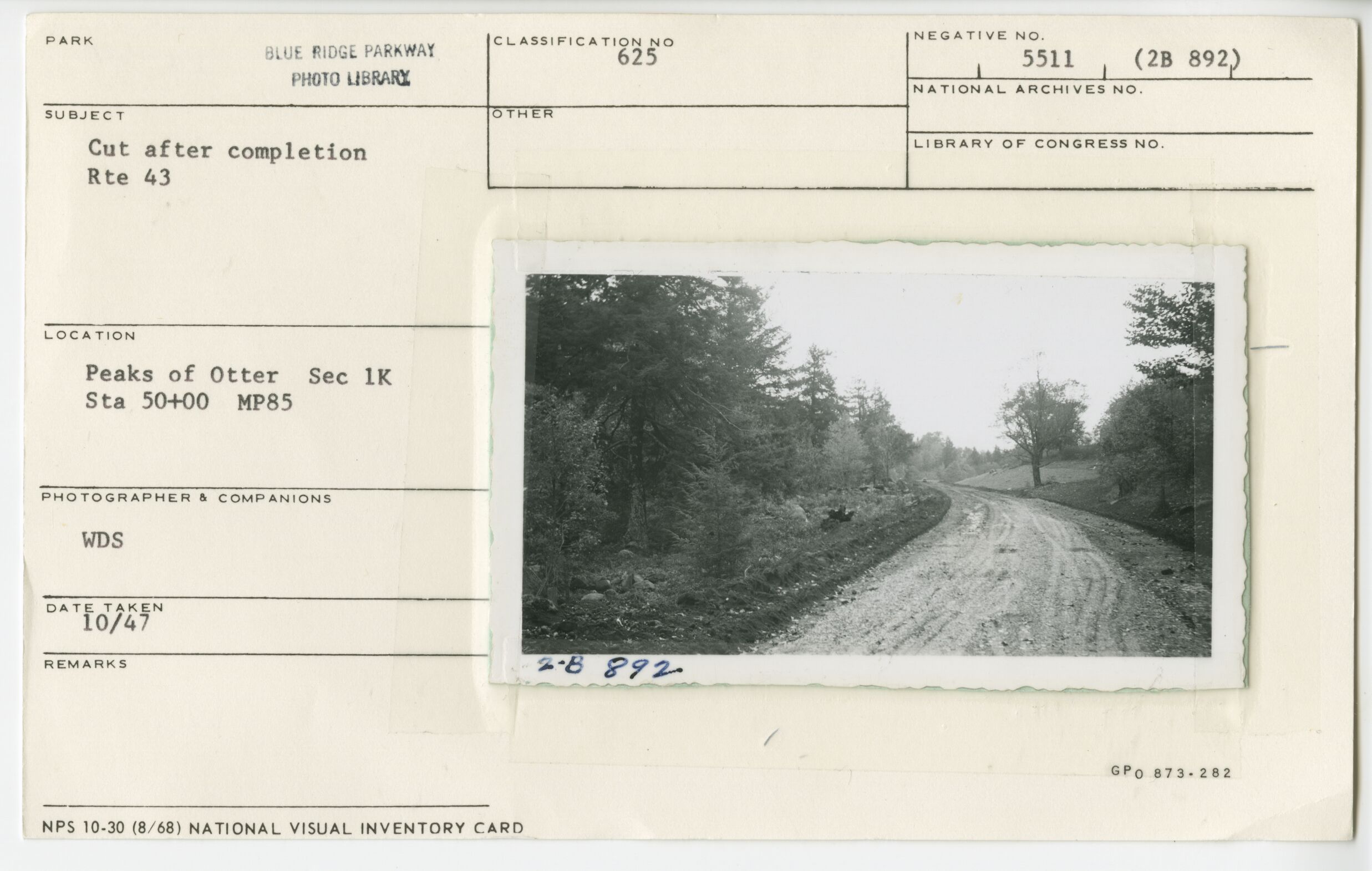 Cut after completion of Route 43 relocation