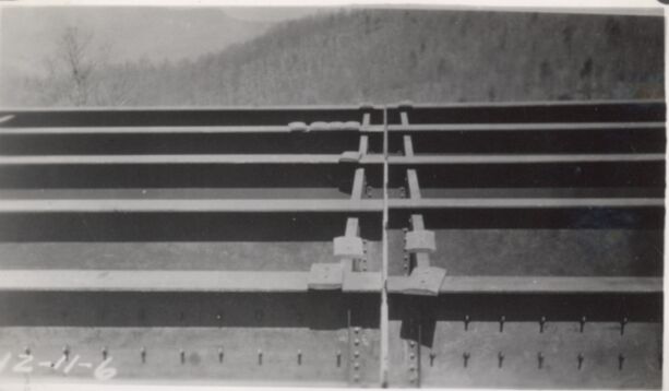 Through bridge at Pier No. 1