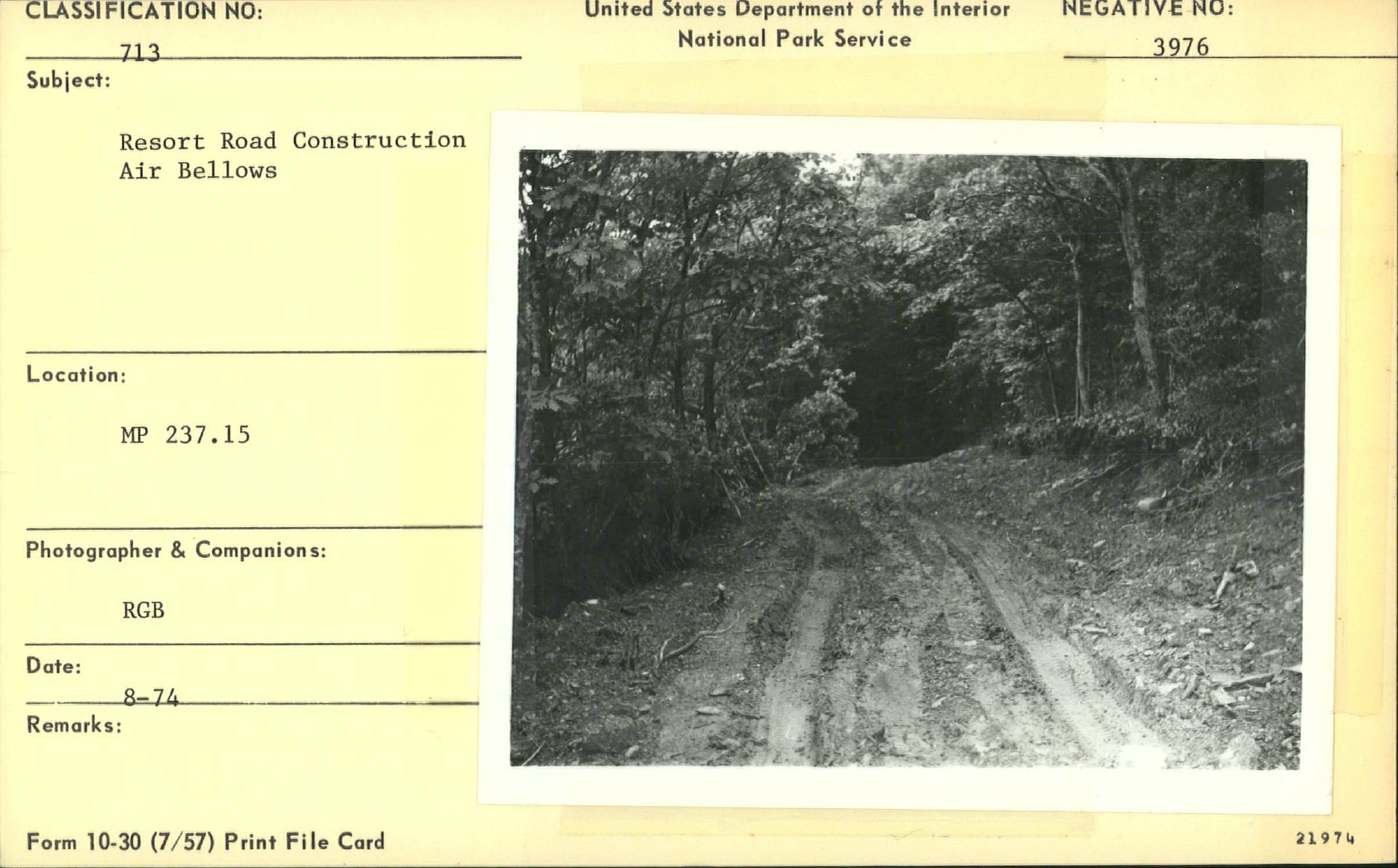 Resort road construction