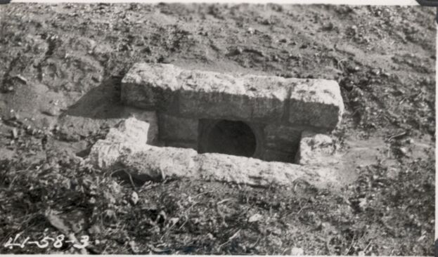 Headwall end well on 18" pipe, Station 59+50