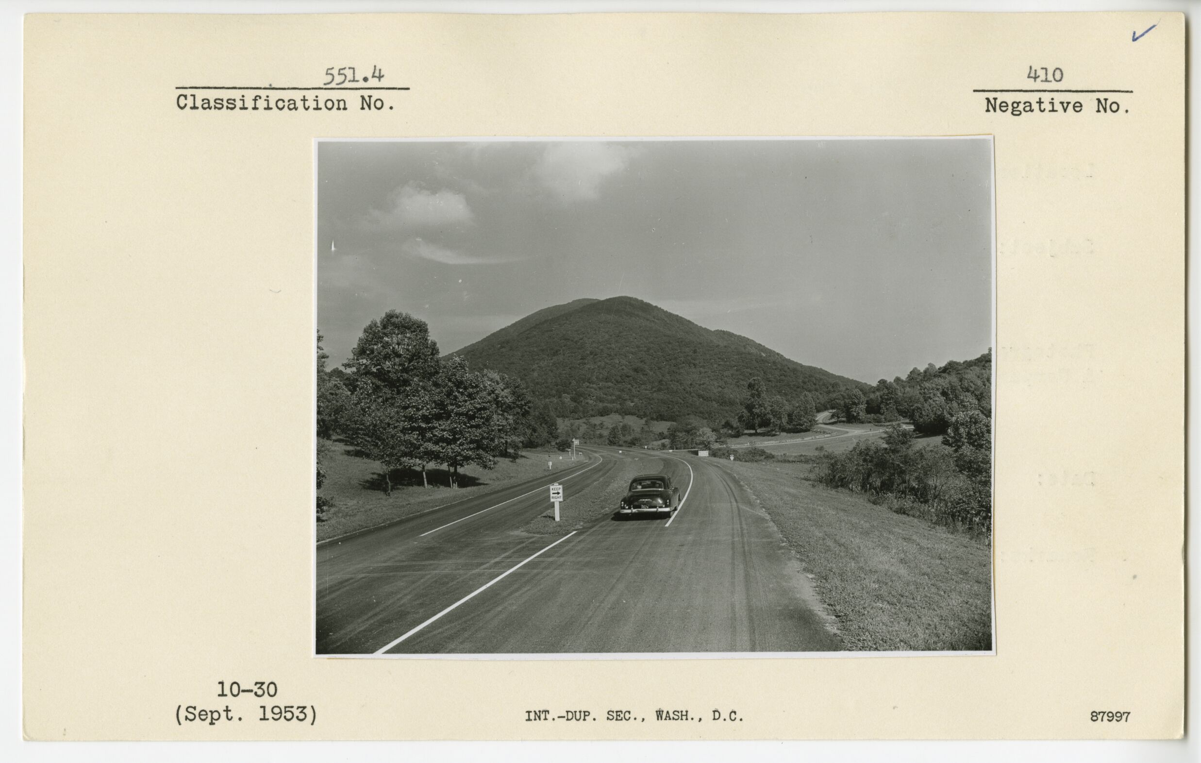Flat top view from Peaks of Otter