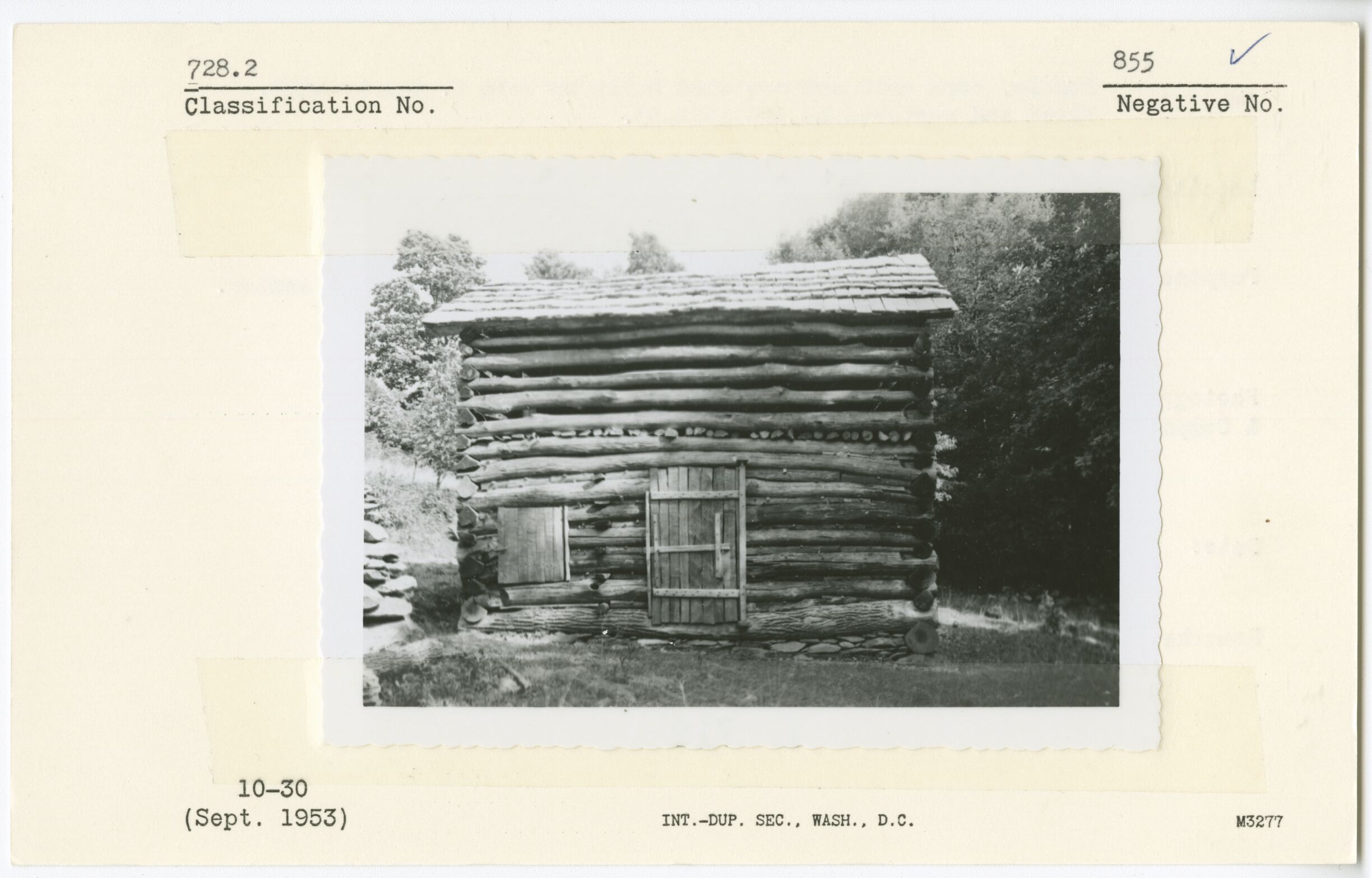 Stable, Corn Crib, and Cow Shed - Northwest Elevation