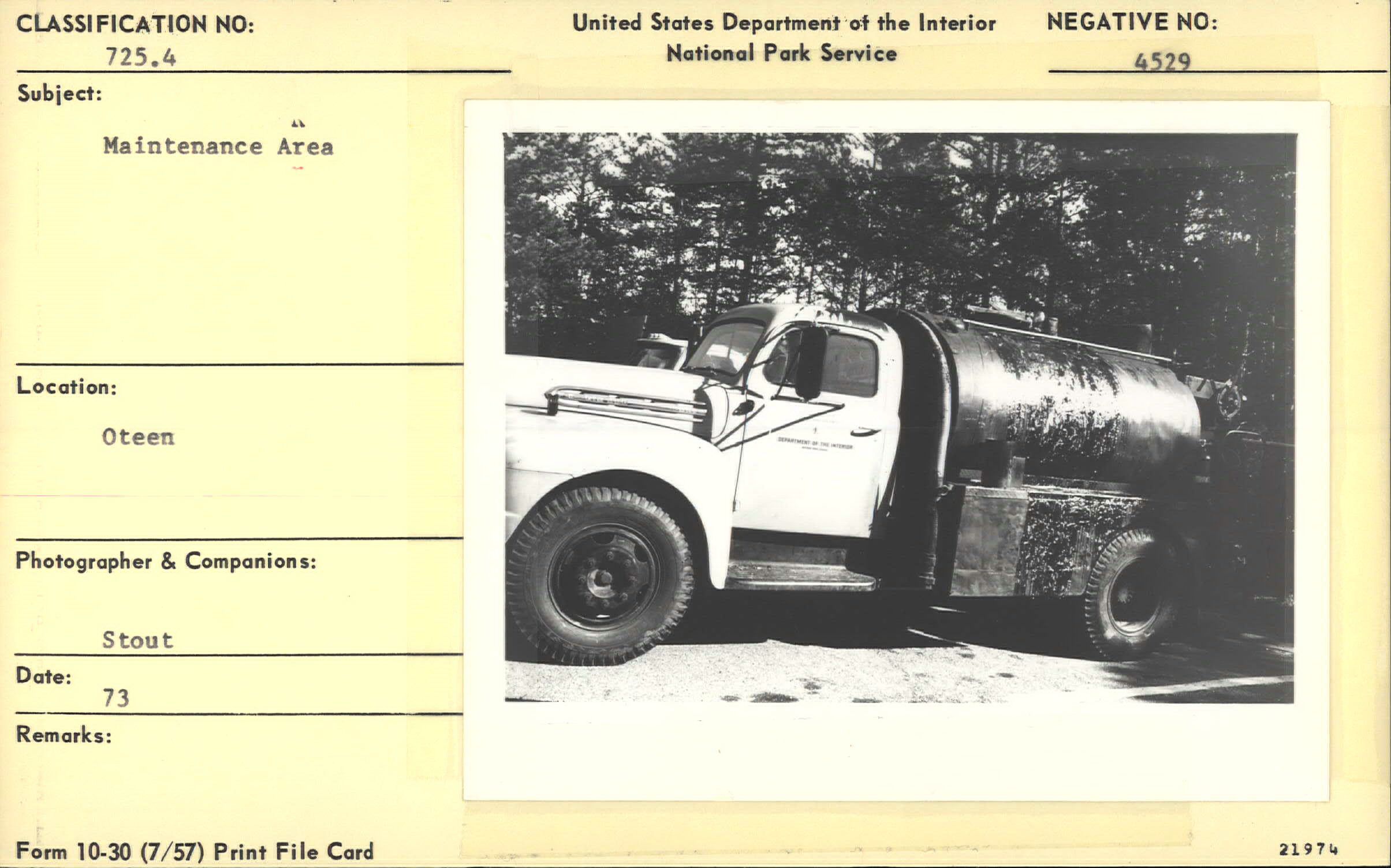 Maintenance Area near Oteen